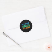 Pro Choice Pro Planet Pro Science Earth Day Enviro ラウンドシール (封筒)