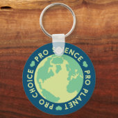 Pro Choice Pro Science Pro Planet Earth キーホルダー (正面)