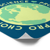Pro Choice Pro Science Pro Planet Earth ポスター (角)