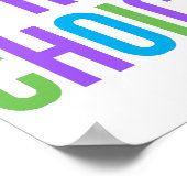 Pro-Choice Roe v Wadeフェミニスト女性の権利 ポスター (角)