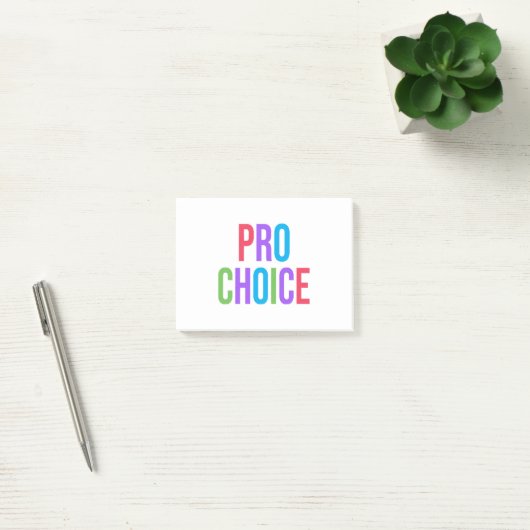 Pro-Choice Roe v Wadeフェミニスト女性の権利 ポストイット (オフィス)