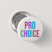 Pro-Choice Roe v Wadeフェミニスト女性の権利 缶バッジ (正面&裏面)