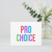 Pro-Choice Roe v Wade Feminist Women's Rights  シーズンポストカード (スタンド正面)