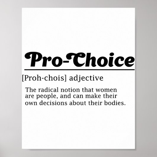 Pro-choice, Women Reproductive Rights, Prepastatio ポスター (正面)