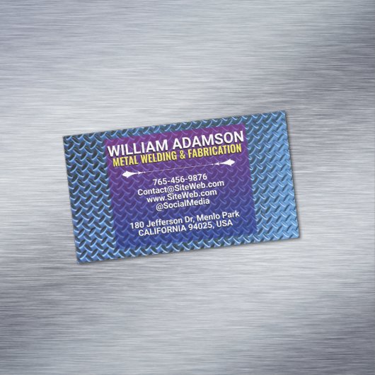 Pro Contractor | Metal Fabrication & Welding  マグネット名刺 (インサイチュ)