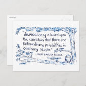 Pro-Democracy postcard シーズンポストカード (正面/裏面)