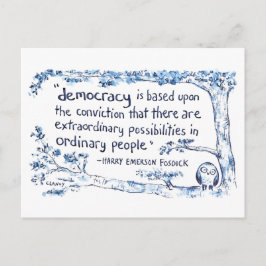 Pro-Democracy postcard シーズンポストカード