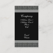 Pro Elegance名刺，グレー 名刺 (裏面)