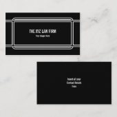 Pro Framed Black 名刺 (正面/裏面)