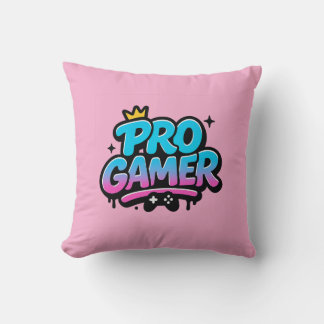 PRO GAMERグラフィティロゴ クッション