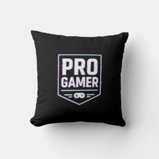 PRO GAMER — ネオン グリッチ シールド クッション