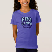 PRO GAMER — バーシティー チェニール パッチ Tシャツ (正面)