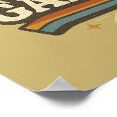 PRO GAMER —ヴィンテージサンセットバッジ ポスター (角)