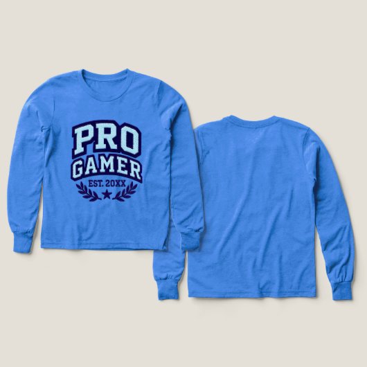 PRO GAMER — Varsity Chenille Patch (デザイン 正面＆背面)