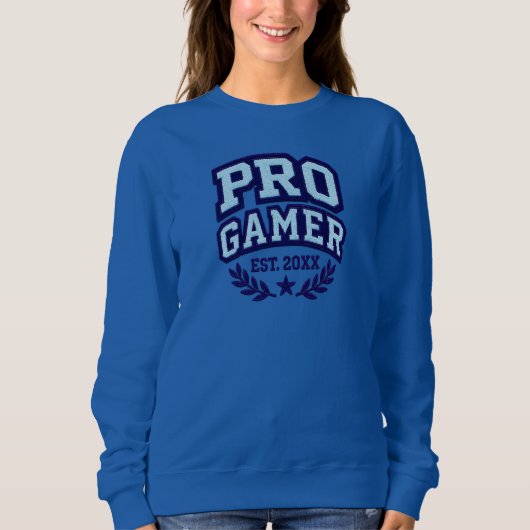 PRO GAMER — Varsity Chenille Patch スウェットシャツ (正面)