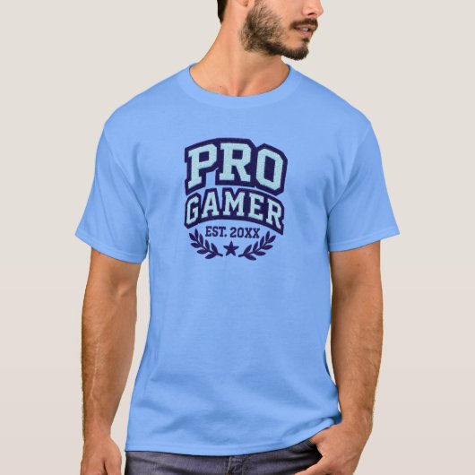 PRO GAMER — Varsity Chenille Patch Tシャツ (正面)
