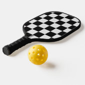 Pro Gear Black and White Checkered Pattern ピックルボールラケット (レイダウン2)