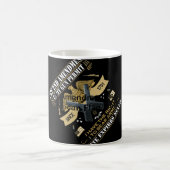 Pro Gun Second Amendment Is My Gun Permit Usa Amer コーヒーマグカップ (中央)