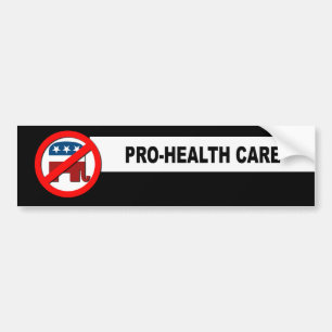 PRO-HEALTHの心配 バンパーステッカー