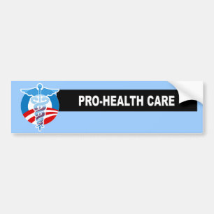 PRO-HEALTHの心配 バンパーステッカー