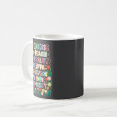 Pro Kindness Peace Equality Love Inclusion Diversi コーヒーマグカップ (正面左)