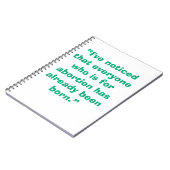 Pro Life ノートブック (左側)