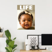 PRO-LIFE AFRICAN AMERICAN BABY GIRL LIFE ポスター (ホームオフィス)