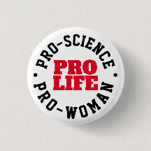 Pro-Life Science Womanボタン