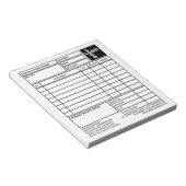 Pro-Logoビジネス向け請求書/見積書 ノートパッド (アングル)