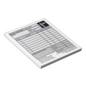 Pro-Logoビジネス向け請求書/見積書 ノートパッド (アングル)
