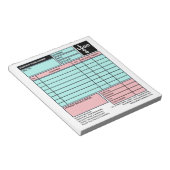 Pro-Logoビジネス向け請求書/見積書 ノートパッド (アングル)