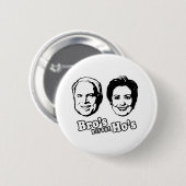 PRO-MCCAIN: BRO'S Before HO'S 缶バッジ (正面&裏面)