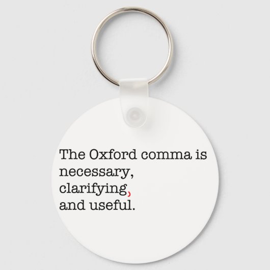 Pro-Oxfordカンマ キーホルダー (正面)
