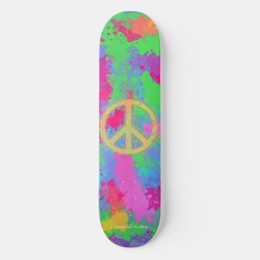 PRO PEACE SHREDDER スケートボード - LIBERTY DOG PRO (正面)