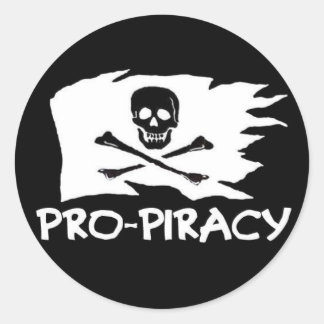 「Pro Pirate」シール ラウンドシール