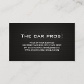 Pro Racingの自動車部品とサービス 名刺 (裏面)