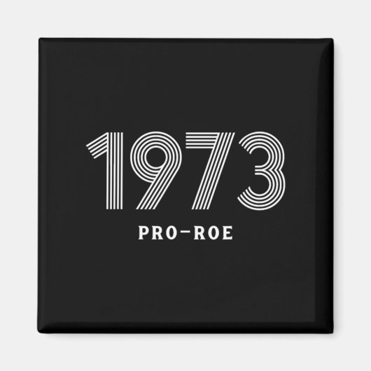 Pro Roe Pro Choiceの妊娠中絶法 マグネット (正面)