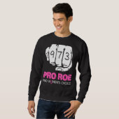 Pro Roe V Wadeサポートプロチョイス1973拳 スウェットシャツ (正面フル)