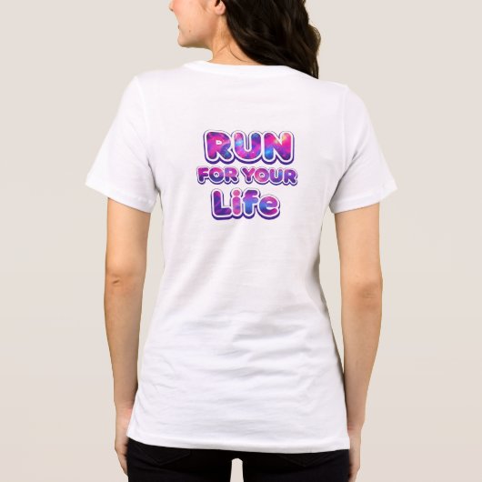 Pro Running Motivation トライブレンドＴシャツ (裏面)