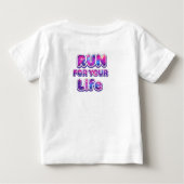 Pro Running Motivation ベビーTシャツ (裏面)