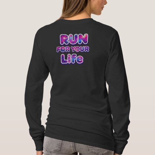 Pro Running Motivation Tシャツ (裏面)