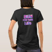 Pro Running Motivation Tシャツ (裏面)