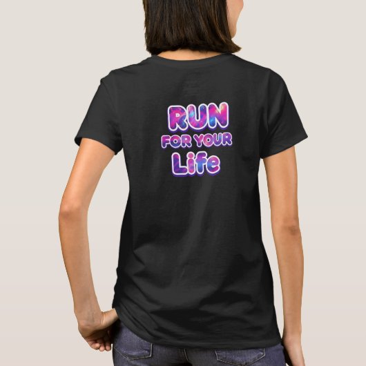 Pro Running Motivation Tシャツ (裏面)