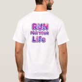 Pro Running Motivation Tシャツ (裏面)