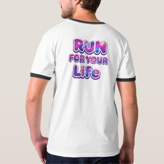 Pro Running Motivation Tシャツ (裏面)