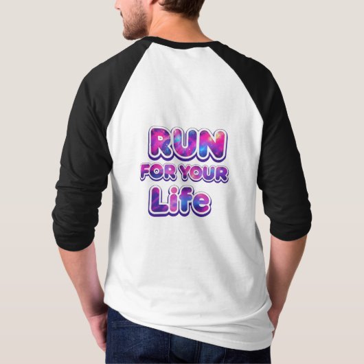 Pro Running Motivation Tシャツ (裏面)