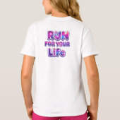 Pro Running Motivation Tシャツ (裏面)