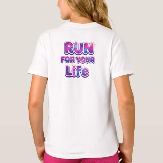 Pro Running Motivation Tシャツ (裏面)