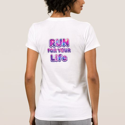 Pro Running Motivation Tシャツ (裏面)