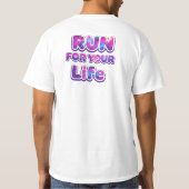Pro Running Motivation Tシャツ (裏面)